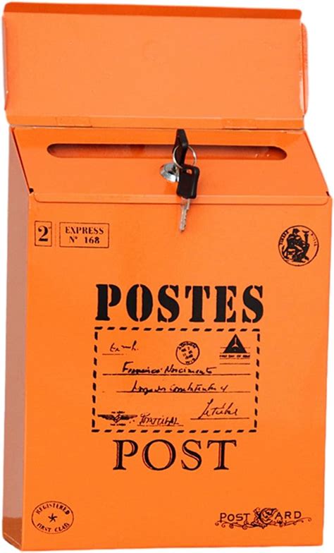 vintage metal ballot box|outdoor suggestion box.